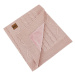 EKO Deka kašmírová s velurovou podšívkou Rose Pink 100x80 cm