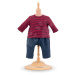Oblečení Striped T-shirt & Pants Corolle pro 30cm panenku od 18 měsíců