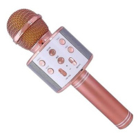 ALUM Bezdrátový karaoke mikrofon WS-858 rose gold