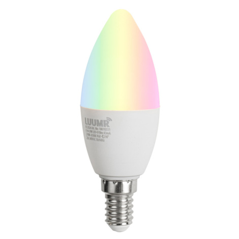 Stmívatelná LED žárovka E14 C37 Opal 4,9 W 470 lm 2700–6500 K
