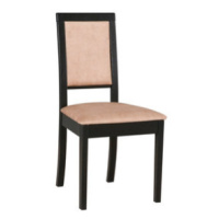 Jídelní židle ROMA 13 Černá Tkanina 35B