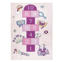 Dywany Łuszczów Dětský kusový koberec Bambino 2285 Hopscotch pink 120 × 170