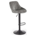 HALMAR Barová židle H101 šedá