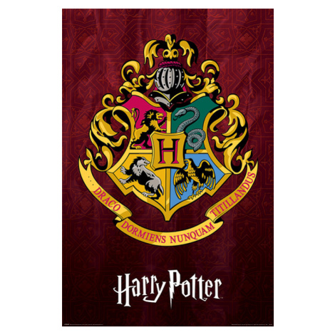 Plakát, Obraz - Harry Potter - Hogwarts School Crest, (61 x 91.5 cm) Pyramid