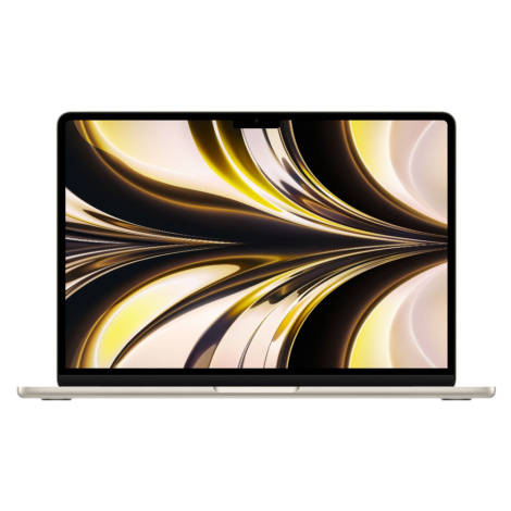 MacBook Air 13", Apple M2 8jádrové CPU, 8jádrové GPU, 8GB, 256GB SSD, CZ - hvězdně bílý