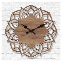 Dřevěné hodiny mandala - Aura
