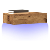 vidaXL TV skříňky s LED osvětlením 2 ks old wood 60 x 35 x 15,5 cm