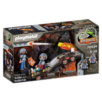 PLAYMOBIL Dino Rise 70929 Dino Mine Vozík s raketami