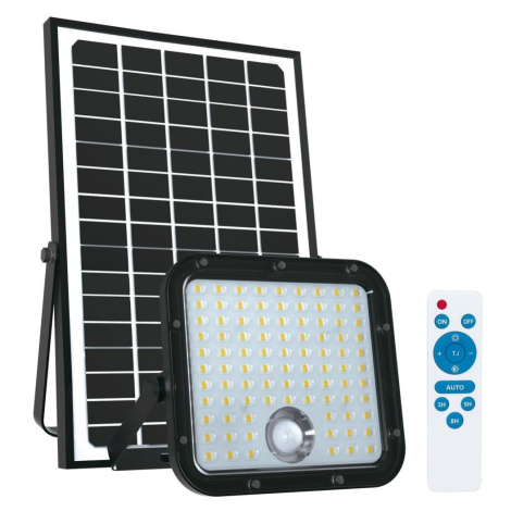 Venkovní solární reflektor se senzorem LED/30W/6,4V 4000K IP65 + DO Donoci