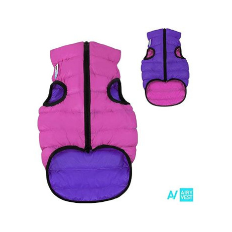 AiryVest bunda pro psy růžová/fialová S 40