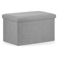 Skládací taburetka šedá XL šedá