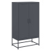 vidaXL Skříň highboard antracitová 68,5 x 38,5 x 123,5 cm ocel