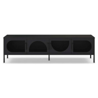 Černý TV stolek 180x50 cm Tayra – Marckeric