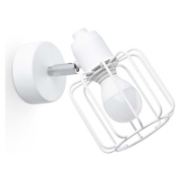 Bílé nástěnné svítidlo ø 10 cm Salom – Nice Lamps