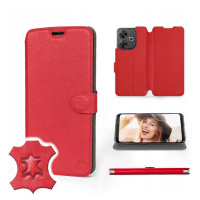 Pouzdro Mobiwear pro Xiaomi Redmi 13 Red Leather