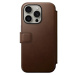 Nomad Modern Leather Folio, brown - iPhone 15 Pro (NM01628385) Hnědá