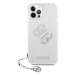 Guess GUHCP12LKS4GSI hard silikonové pouzdro iPhone 12 Pro MAX 6.7" transparent 4G silver Charms