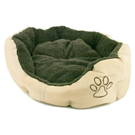 Akinu pelech nylon&fleece kulatý béžový S 45x40cm Barva: Béžová