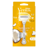 Gillette Venus Platinum ComfortGlide Coconut dámský holicí strojek + 1 hlavice