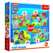 Trefl Puzzle 4v1 - Štěňátka v běhu / Viacom PAW Patrol