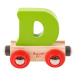 Bigjigs Rail vagónek dřevěné vláčkodráhy - Písmeno D