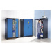 eurokraft pro Ohnivzdorná skříň na nebezpečné látky, typ 90, 1 dveře, 3 police, dveře světle mod