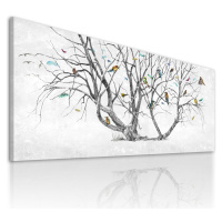 Obraz na plátně BIRDS různé rozměry Ludesign ludesign obrazy: 100x40 cm