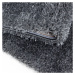 Ayyildiz koberce Kusový koberec Brilliant Shaggy 4200 Grey kruh Rozměry koberců: 160x160 (průměr
