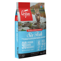 Orijen Six Fish Cat and Kitten - suché krmivo pro kočky 1,8 kg
