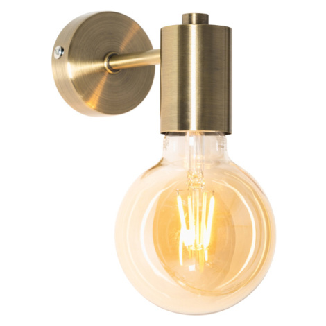 Průmyslová nástěnná lampa bronzová - Facil QAZQA