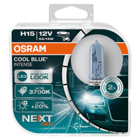 OSRAM H15 12V 15/55W PGJ23t-1 Cool Blue INTENSE NextGeneration 3700K +100% 2ks 64176CBN-HCB