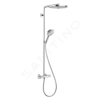 HANSGROHE Raindance Select S Sprchový set s termostatem, 300 mm, 2 proudy, bílá/chrom 27133400