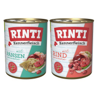 Rinti Kennerfleisch pur mix hovězí a bachor 24× 800 g