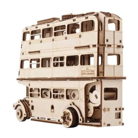 Ugears 3D dřevěné mechanické puzzle Harry Potter Rytířský autobus