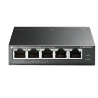 TP-Link switch TL-SG1005LP (5xGbE, 4xPoE+, 40W, fanless)