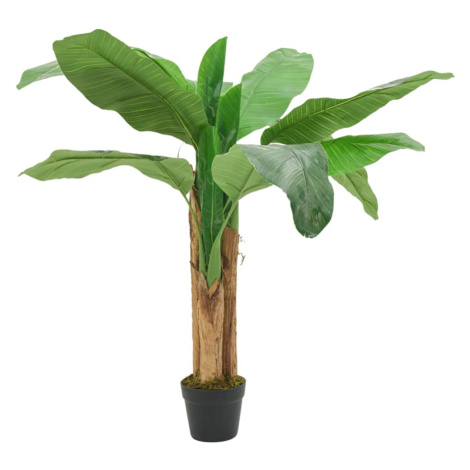 vidaXL Umělý banánovník 9 listů 120 cm zelený