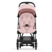 CYBEX Kočárek golfový Coya Matt Black Peach Pink Platinum