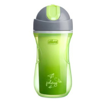 CHICCO Sport termo s brčkem 266 ml zelený 14m+