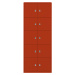 BISLEY LateralFile™ Lodge, s 10 uzamykatelnými boxy, výška vždy 375 mm, sevillská