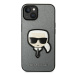 Karl Lagerfeld KLHCP14MSAPKHG hard silikonové pouzdro iPhone 14 PLUS 6.7" silver Saffiano Karl`s