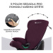 KINDERKRAFT Autosedačka Oneto3 i-Size 76-150cm + Isofix Cherry pearl