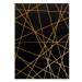 Koberec GLOSS 406C 86 glamour art - černý / zlatý