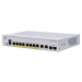 Cisco switch CBS350-8FP-2G-EU (8xGbE, 2xGbE/SFP combo, 8xPoE+, 120W, fanless)