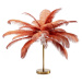 KARE Design Stolní lampa Feather Palm - červená, 60cm