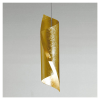 Knikerboker Závěsná lampa Knikerboker Hué LED 8x37 cm zlatý list