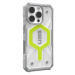 UAG Pathfinder Clear Magsafe kryt iPhone 16 Pro Active Neon