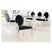 LuxD Designová židle Rococo s opěradlem