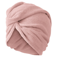 Livarno home Froté turban na vlasy (světle růžová)