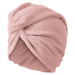 Livarno home Froté turban na vlasy (světle růžová)