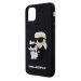 Zadní kryt Karl Lagerfeld 3D Rubber Karl and Choupette pro Apple iPhone 11, black